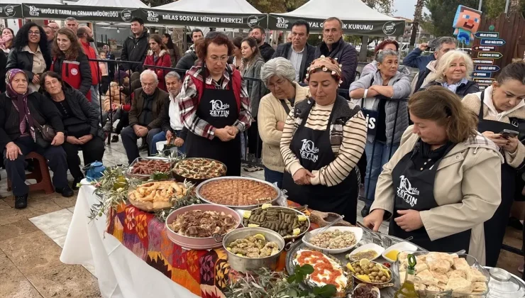 Milas’ta Zeytinyağlı Yemek Yarışması Düzenlendi